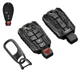 Zincflag front view of zinc alloy key fob cover showing premium look and protection