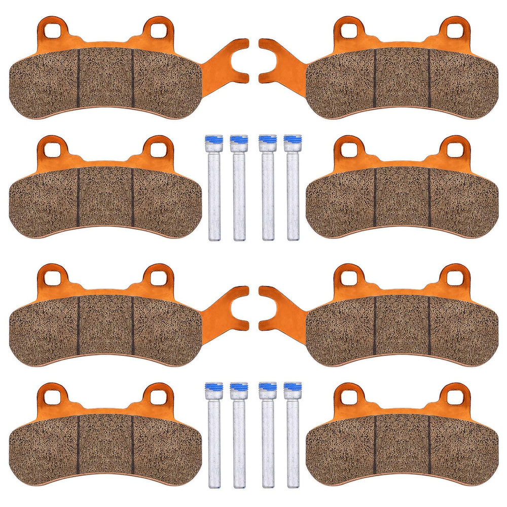 ZINGER brake pads front packaging showing full replacement kit and fitment details, reliable upgrade