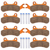 ZINGER brake pads front packaging showing full replacement kit and fitment details, reliable upgrade