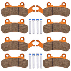 ZINGER brake pads front packaging showing full replacement kit and fitment details, reliable upgrade