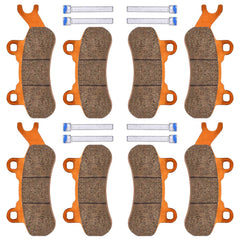 ZINGER brake pads next to ruler for scale, accurate sizing for correct fitment