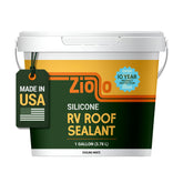 Ziollo front-facing gallon can showing label and ready-to-use sealant benefit