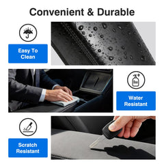 ZitoNebrix installed in Tesla interior protecting console and preserving function