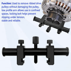 ZKTOOL detail of central forcing screw showing threads and hex head for controlled removal