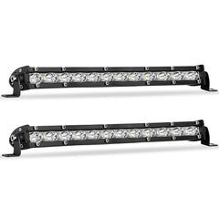 Zmoon front view of paired bars showing compact, powerful illumination benefit