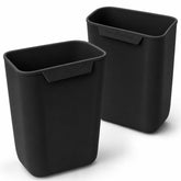 ZYNYDEA front view in door pocket showing neat storage and quick disposal