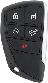 ZODCCHSP front view of key fob showing buttons and fit for quick identification