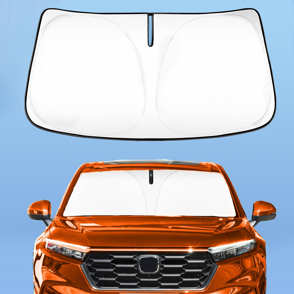 ZOIBV front view on CRV windshield showing full coverage and protection