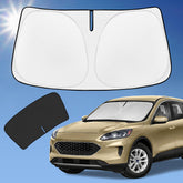 ZOIBV front view on windshield showing full coverage and heat reduction