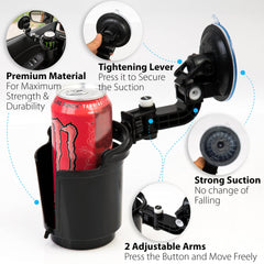 ZONETECH cup collar detail showing expandable grip for varied cups