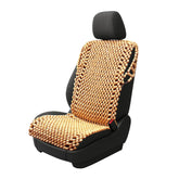 ZONETECH front view of beaded seat cover shows breathable cooling benefit