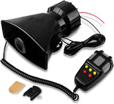 ZONETECH front view of siren unit showing compact design and clear alarm projection