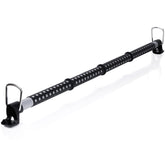 ZONETECH front view of bar showing full length and finish, keeps garments organized