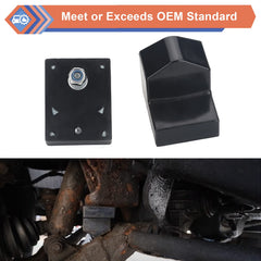 ZONFANT control arm bumper installed on control arm demonstrating reduced metal-to-metal contact