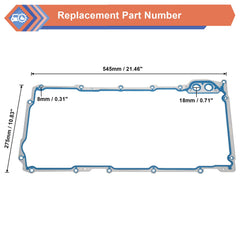 ZONFANT gasket fitted to engine block showing accurate bolt-hole alignment benefit