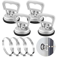Zonon front view of four suction-cup mounts showing compact mounting benefits
