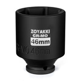 ZOYAKKI 46mm front view showing robust deep socket and benefit of secure tool fit