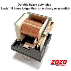 ZOZOMOTORS wiring harness close-up with labeled wires for faster, error-free installation