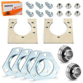 zozoye front view of full 1-inch bearing kit shows complete components for easy replacement
