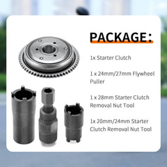 zozoye starter clutch close-up showing splines for reliable engagement