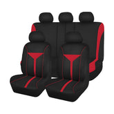 Zpana front seat full view showing red cover and neat fit for protection
