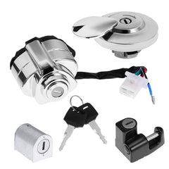 Zreneyfex full lock set front view showing included parts and keys for quick identification