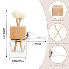 Zubebe filled bottle with wooden sticks showing easy scent release benefit
