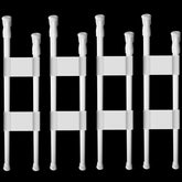 Zubebe front view of four sets showing rods and gaskets, quick multi-set solution