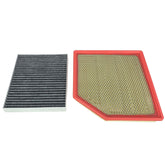 ZUVELLO front packaging showing both engine and cabin filters and clear fitment benefit