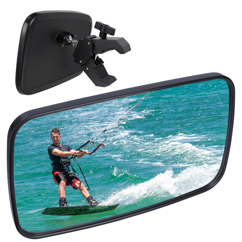 zwsc front view mirror showing wide reflective surface and clearer rear visibility