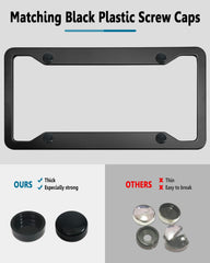 ZXFOOG frame mounted on car front bumper giving clean trimmed look