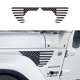 Zxiaochun front packaging showing pair of matte flag decals and benefits