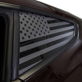Zxiaochun front view of flag decals shows clean silhouette and curb appeal