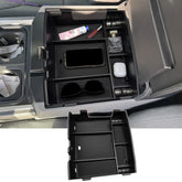 Zxiaochun front view of console organizer showing tidy storage and quick access
