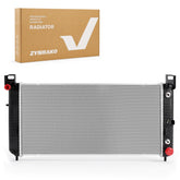 Zynrako CU2423 front profile showing full radiator and core, clear OEM-style fit