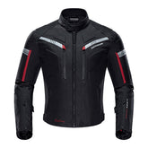 Zyxformis front view showing jacket fit and protective design for confident riding