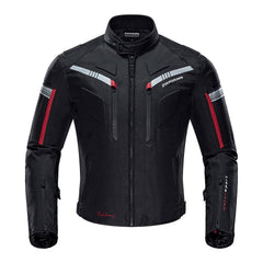 Zyxformis front view showing jacket fit and pockets for secure storage
