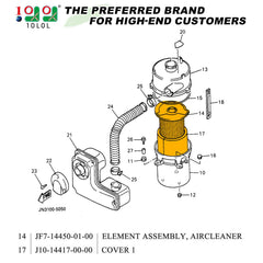10L0L air filter pleats and metal mesh close-up protecting engine airflow