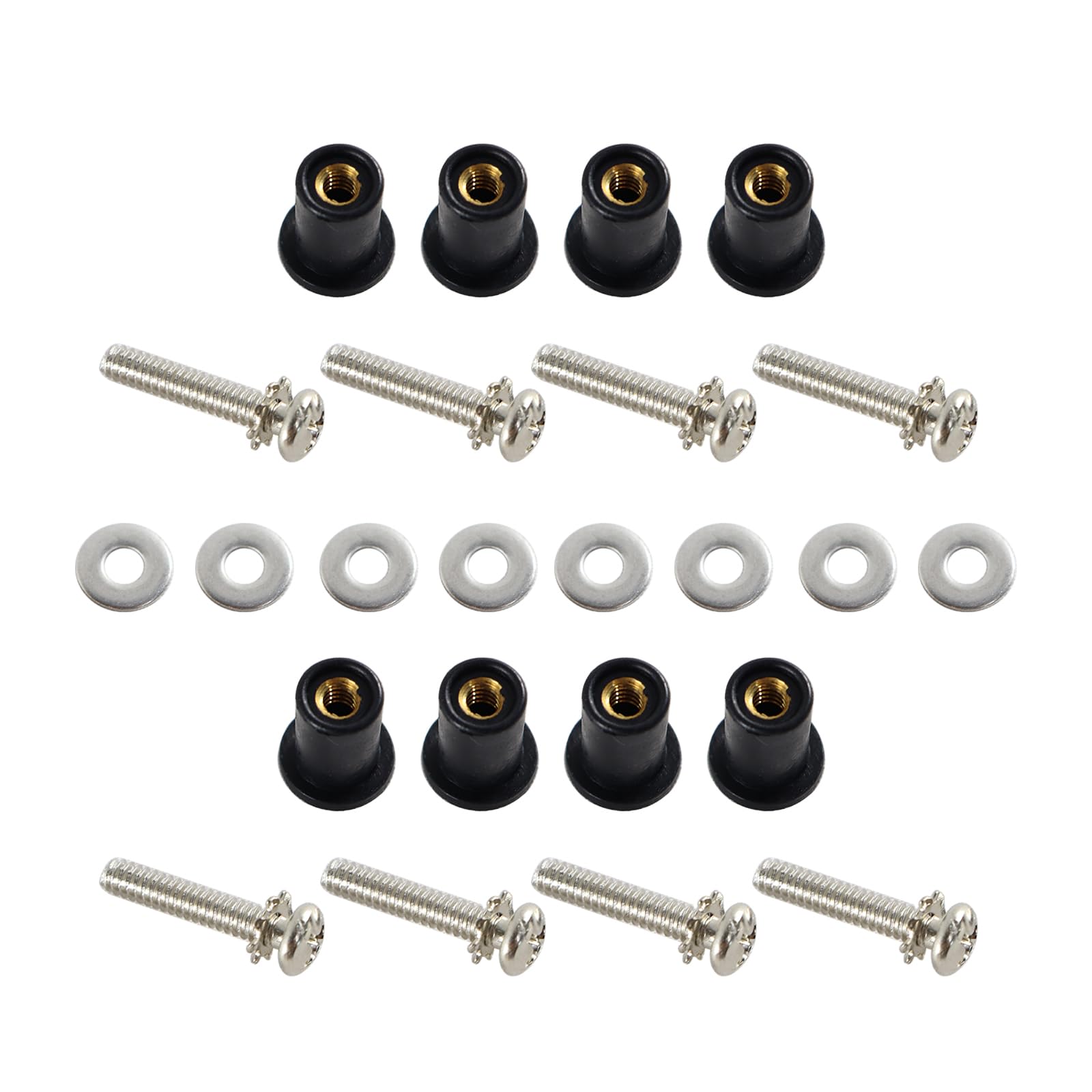 1409KMT packaging with all eight screws washers and well nuts for complete replacement