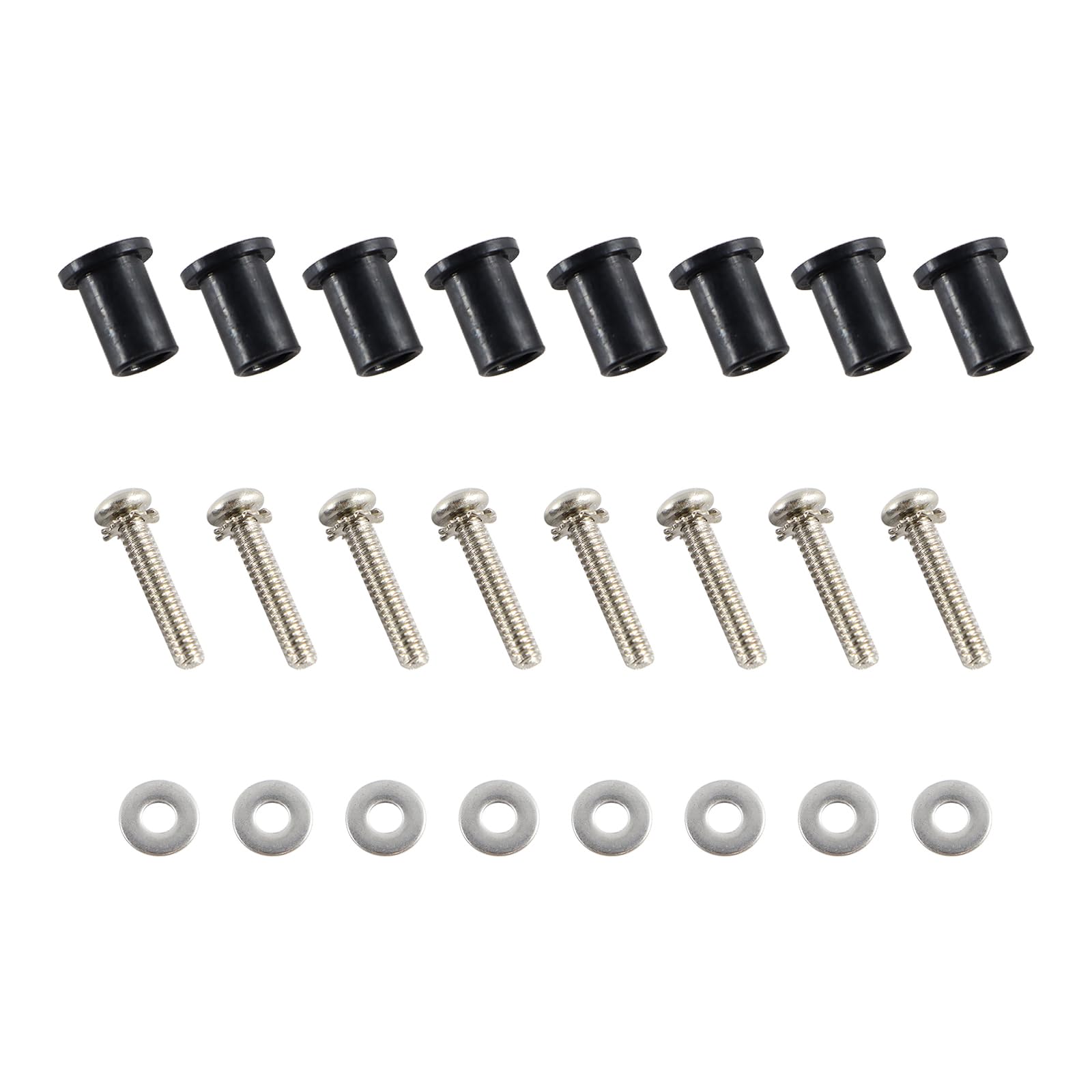 1409KMT close-up of stainless screws and flat washers highlighting corrosion resistance