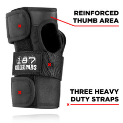 187 Killer Pads close-up of extra-thick splint highlighting focused impact absorption benefit