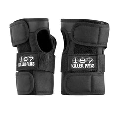 187 Killer Pads wrist guards front view showing full coverage and durable shell benefit protection