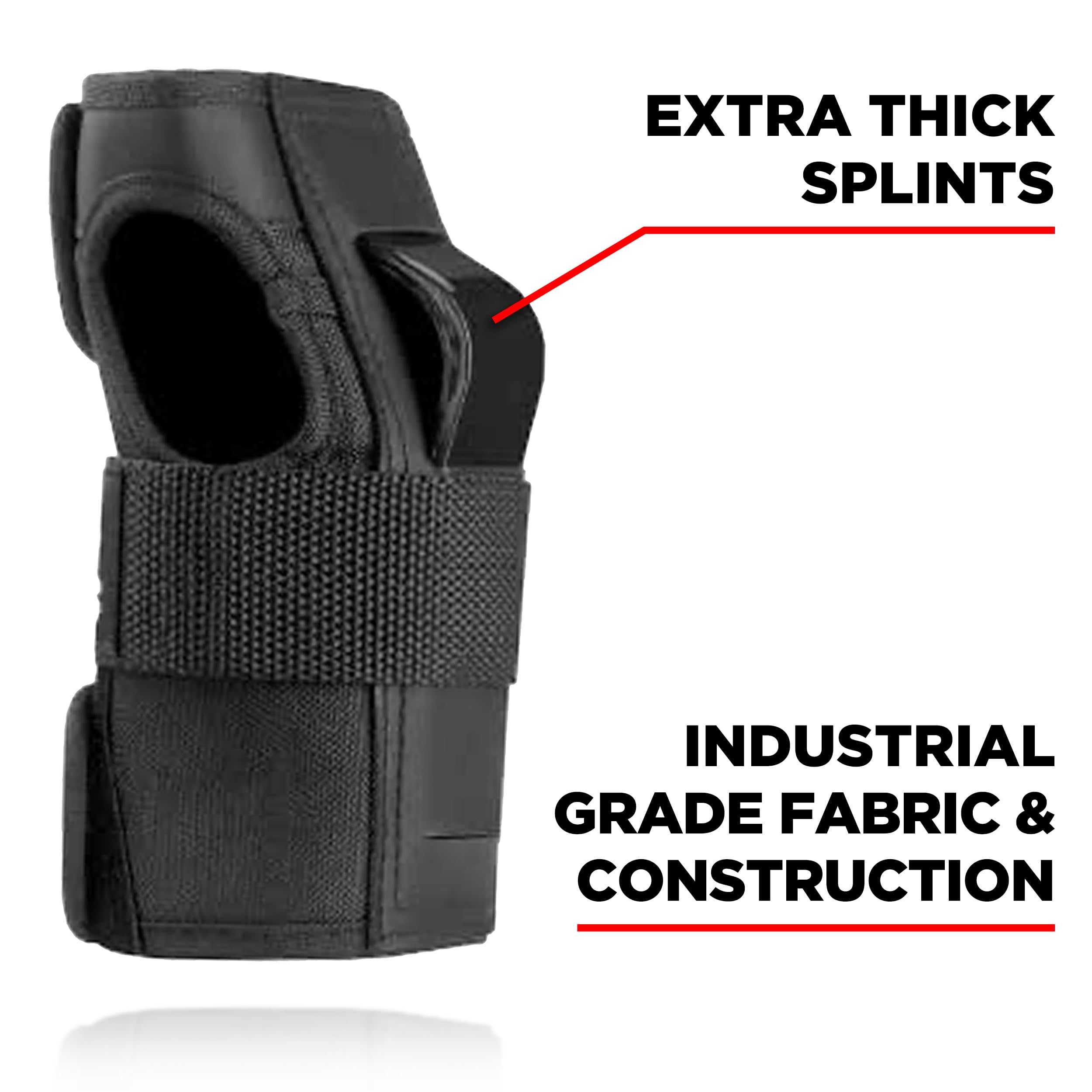 187 Killer Pads palm detail with reinforced stitching showing wear resistance benefit