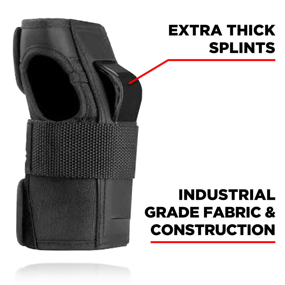 187 Killer Pads palm detail with reinforced stitching showing wear resistance benefit