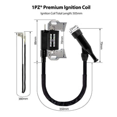 1PZ spark plug closeup showing clean electrode for reliable ignition