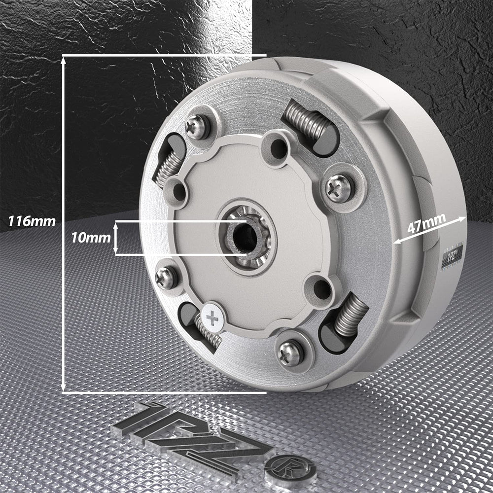 1PZ TA1-17T rear side detail highlighting iron construction and cooling surface benefit