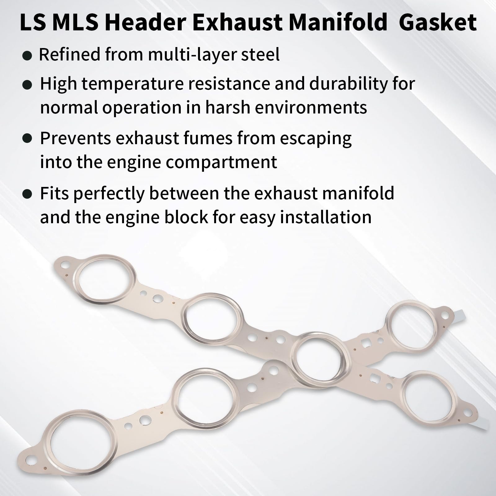 2 MULE TEAM close-up of gasket sealing edge, highlights accurate flange fit and durability