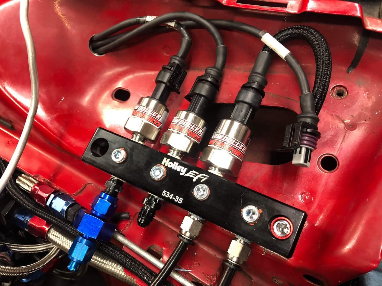 269 Motorsports sensor installed on engine demonstrating in-vehicle fit and easy monitoring