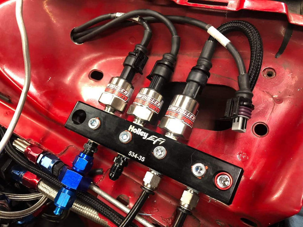 269 Motorsports sensor installed on engine demonstrating in-vehicle fit and easy monitoring