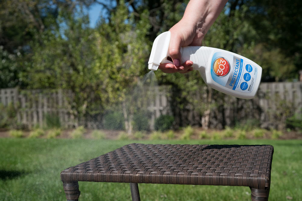 303 Products bottle back with production code to show expiration tracking benefit